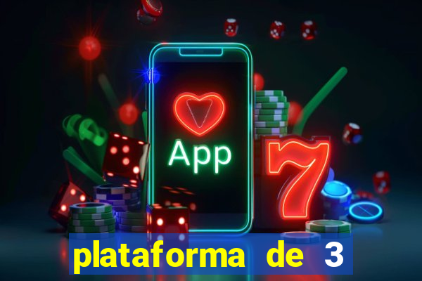 plataforma de 3 reais jogo